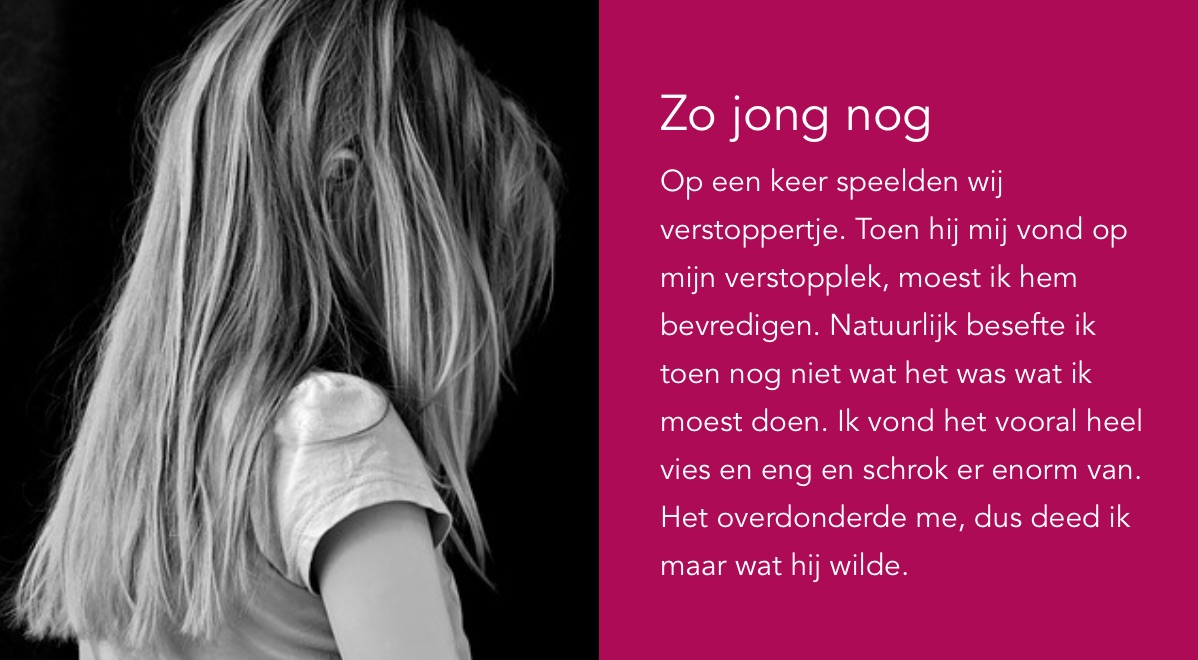 Zo jong nog