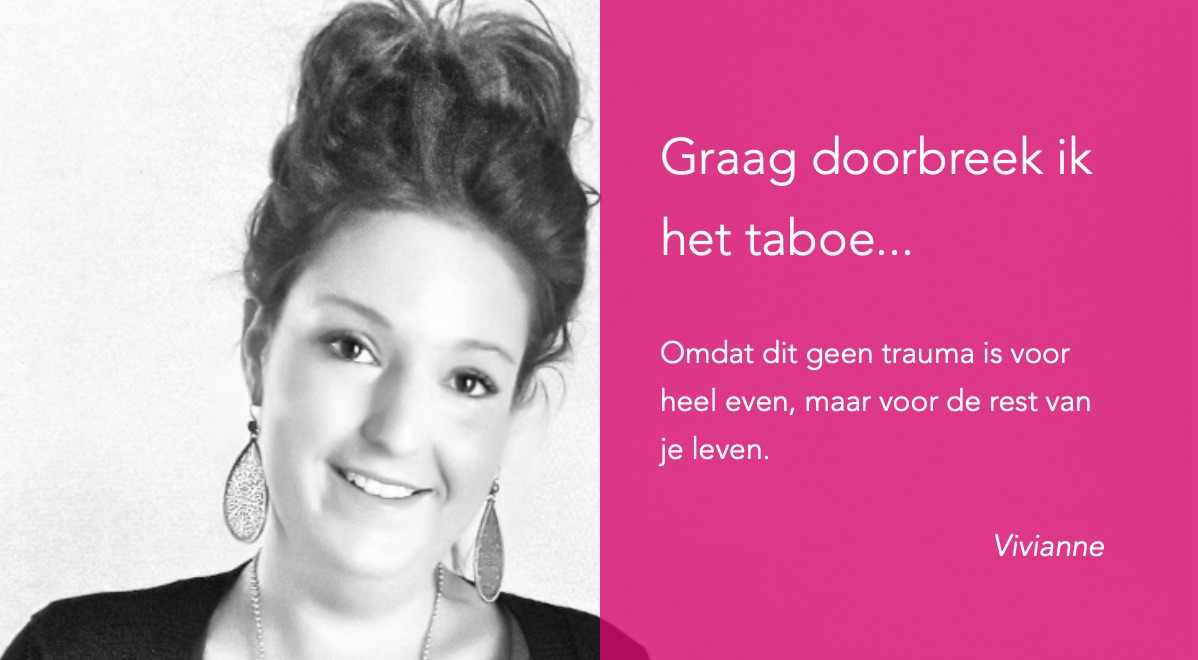 Graag doorbreek ik het taboe