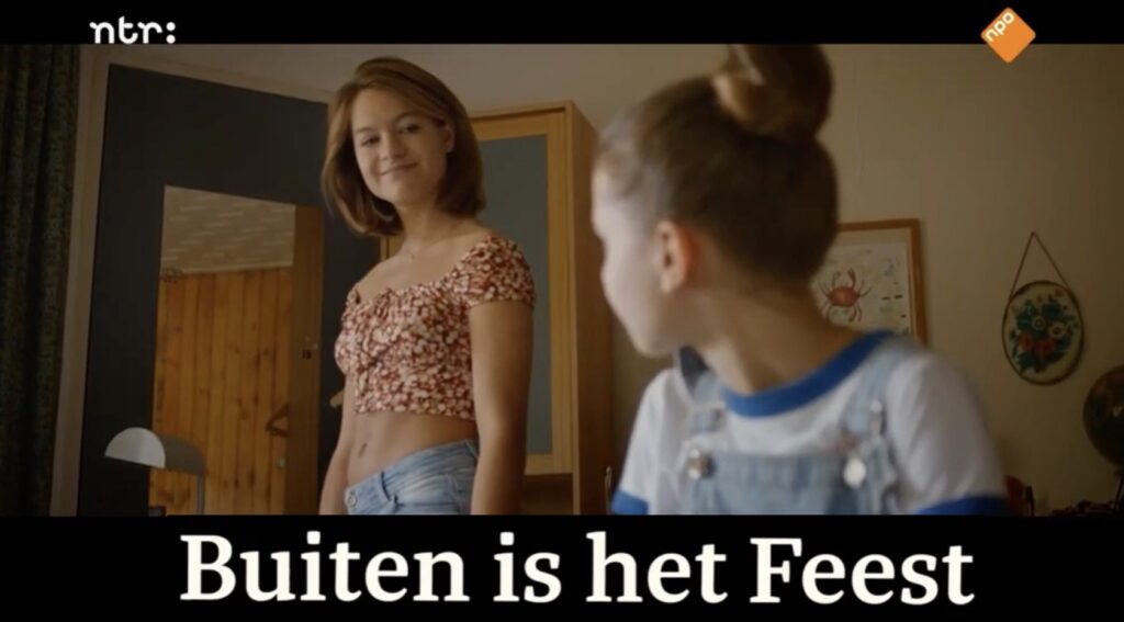 Buiten is het feest